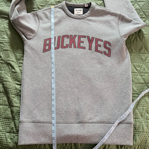 Gray Buckeyes Men's Sweater - Picture 5 of 5